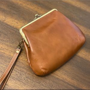 Cute genuine leather wristlet by Patricia Nash!